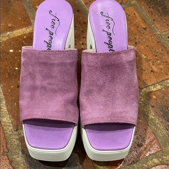 Free People chunky heel platform shoes - Picture 3 of 15